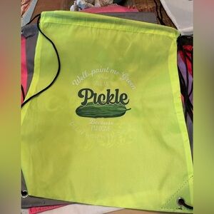 Hand pressed Drawstring Backpack, BN